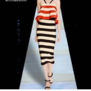 Classic Miss Newport Stripes Dress 4 NWT